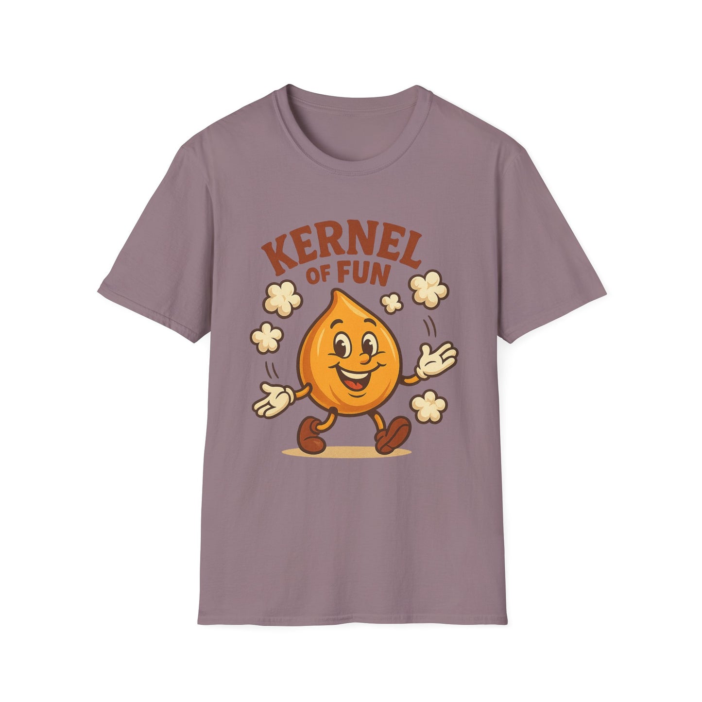 Kernel of Fun Popcorn Shirt – Cute Cartoon Snack Tee – Funny Popcorn Lover T-Shirt for Movie Nights & Cinema Fans