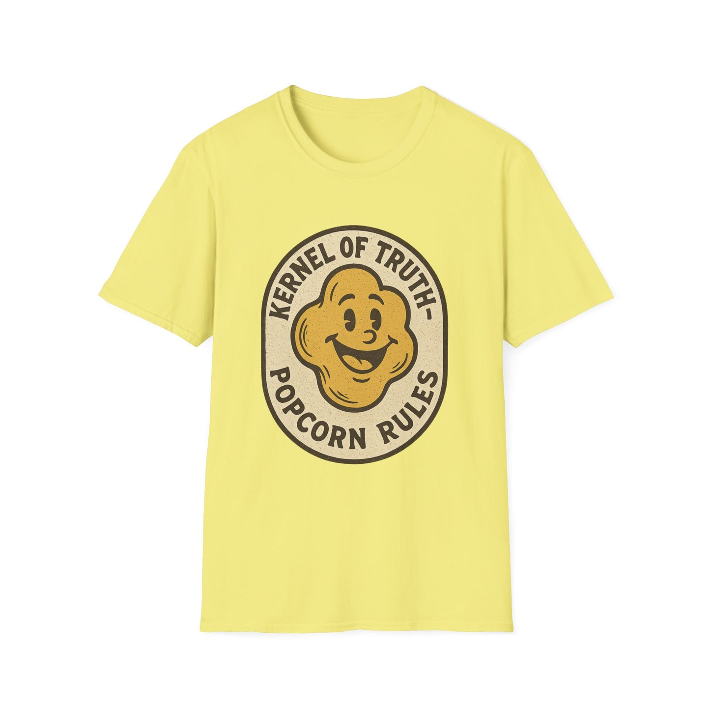 Kernel of Truth Popcorn Shirt – Funny Retro Movie Night Tee – Cute Popcorn Lover T-Shirt for Snack Fans