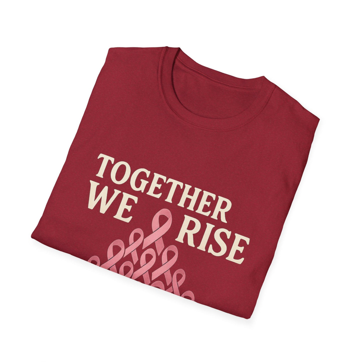 Together We Rise Shirt | Breast Cancer Awareness Pink Ribbon Tee | Unity Support Survivor Fighter Hope T-Shirt October Strong