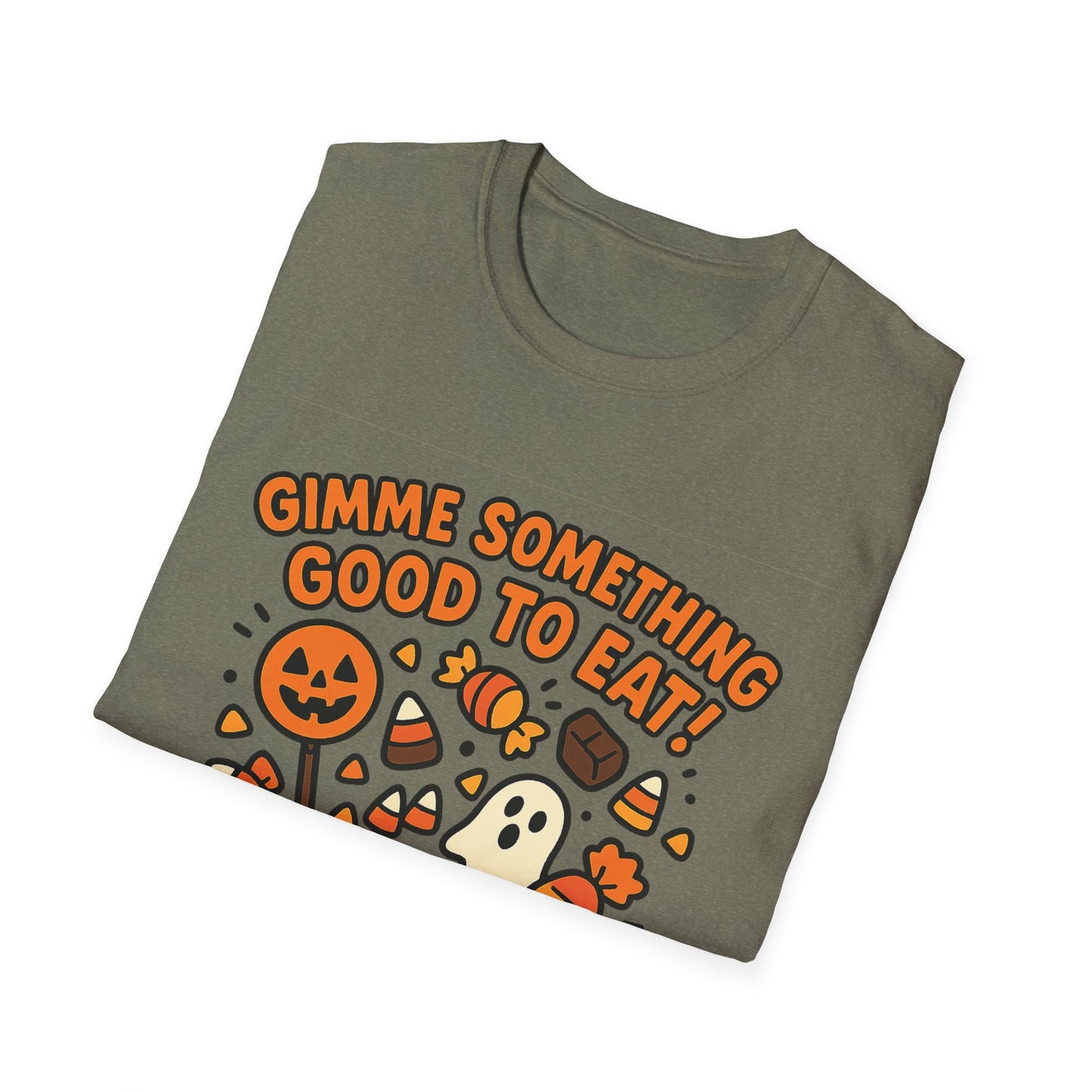Gimme Something Good to Eat Shirt – Trick or Treat Candy Bag Tee