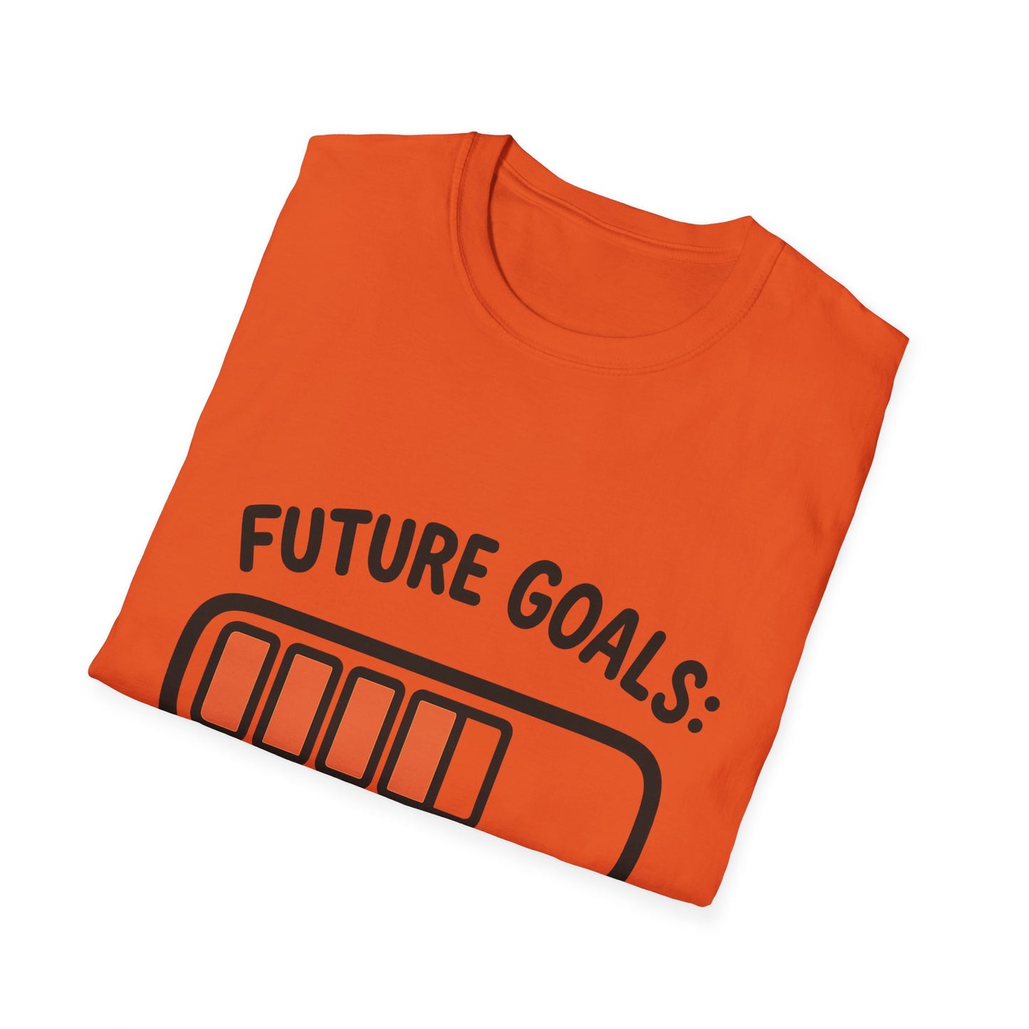 Future Goals In Progress T-Shirt – Playful Progress Bar Motivational Dreamer Tee