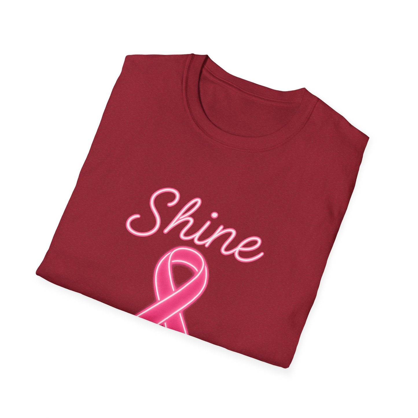 Shine for the Cure Shirt | Breast Cancer Awareness Pink Ribbon Tee | Support Hope Survivor Fighter T-Shirt October Month