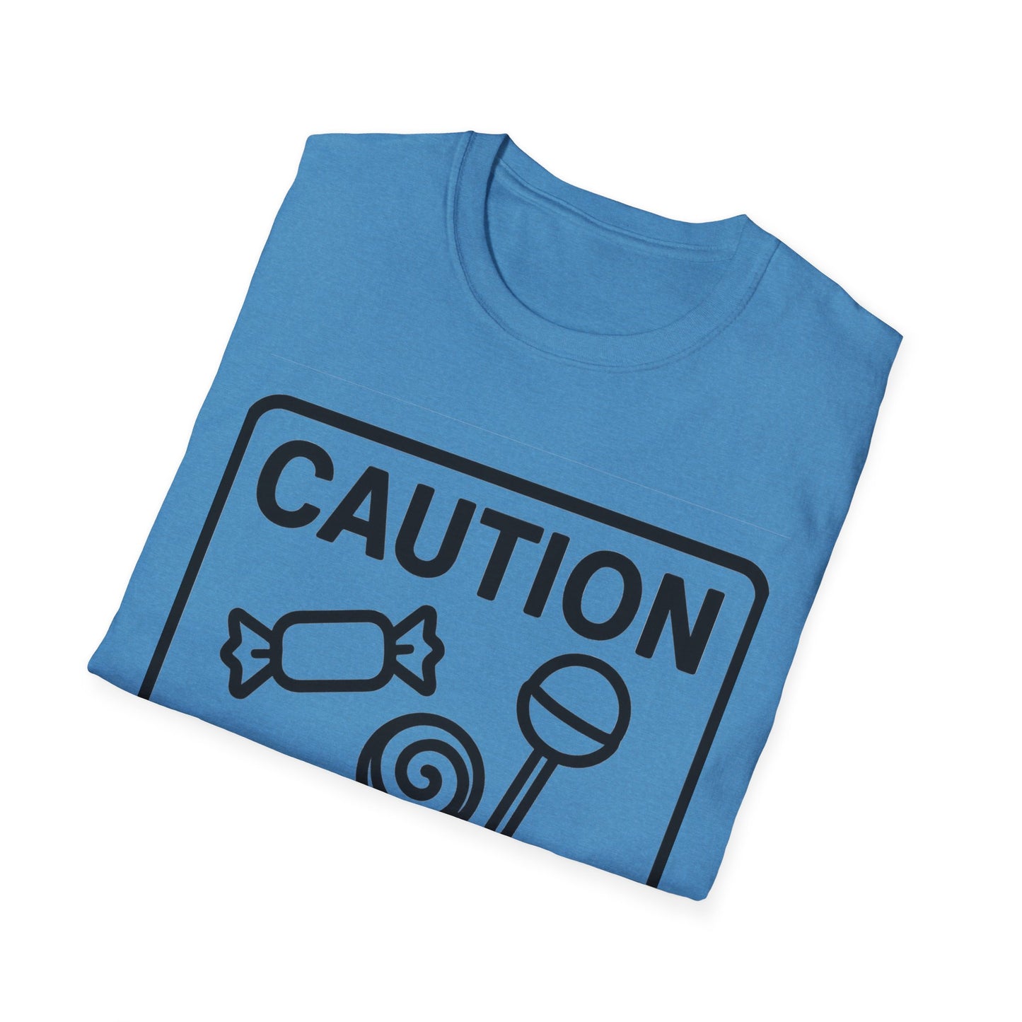 Caution May Contain Candy Shirt – Funny Trick or Treat Warning Tee