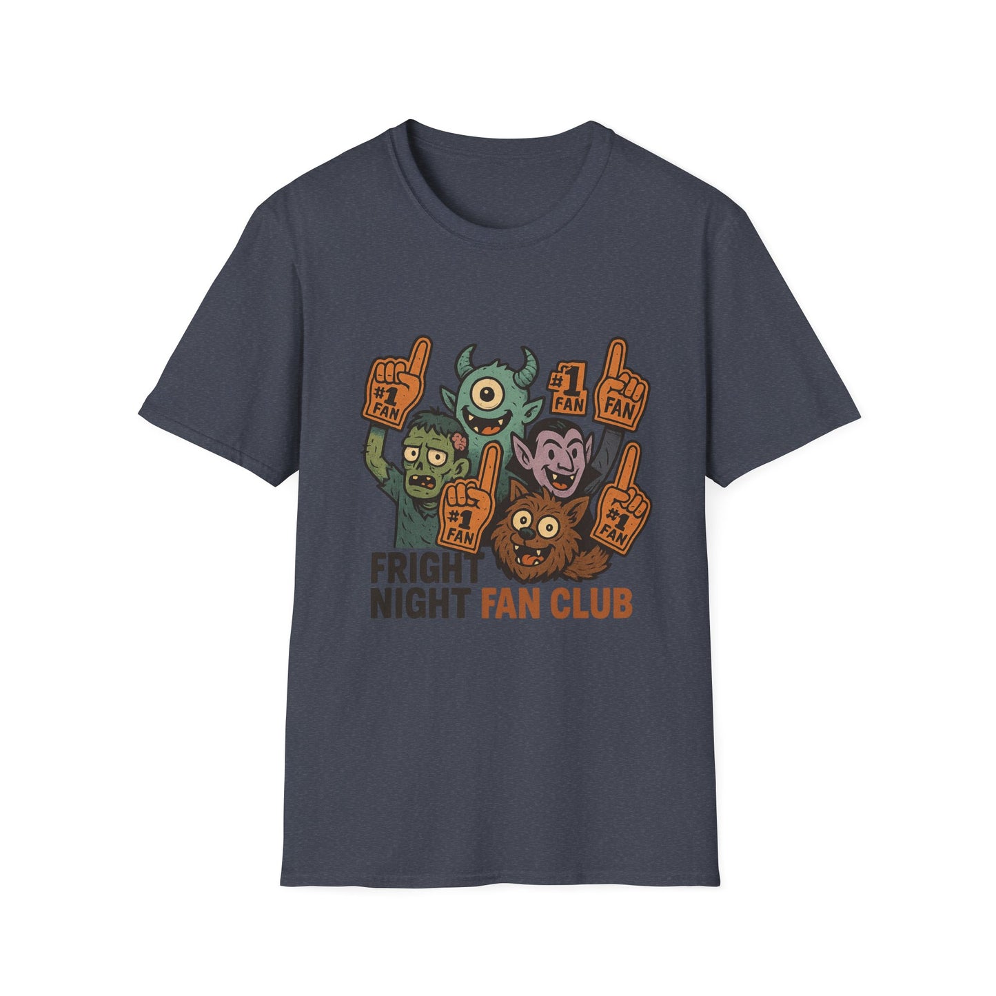 Fright Night Fan Club Shirt – Retro Monster Halloween Party Tee