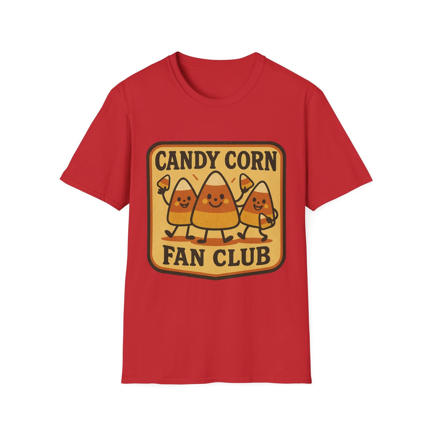 Candy Corn Fan Club Shirt – Cute Fall Halloween Tee, Retro Autumn Candy Graphic T-Shirt