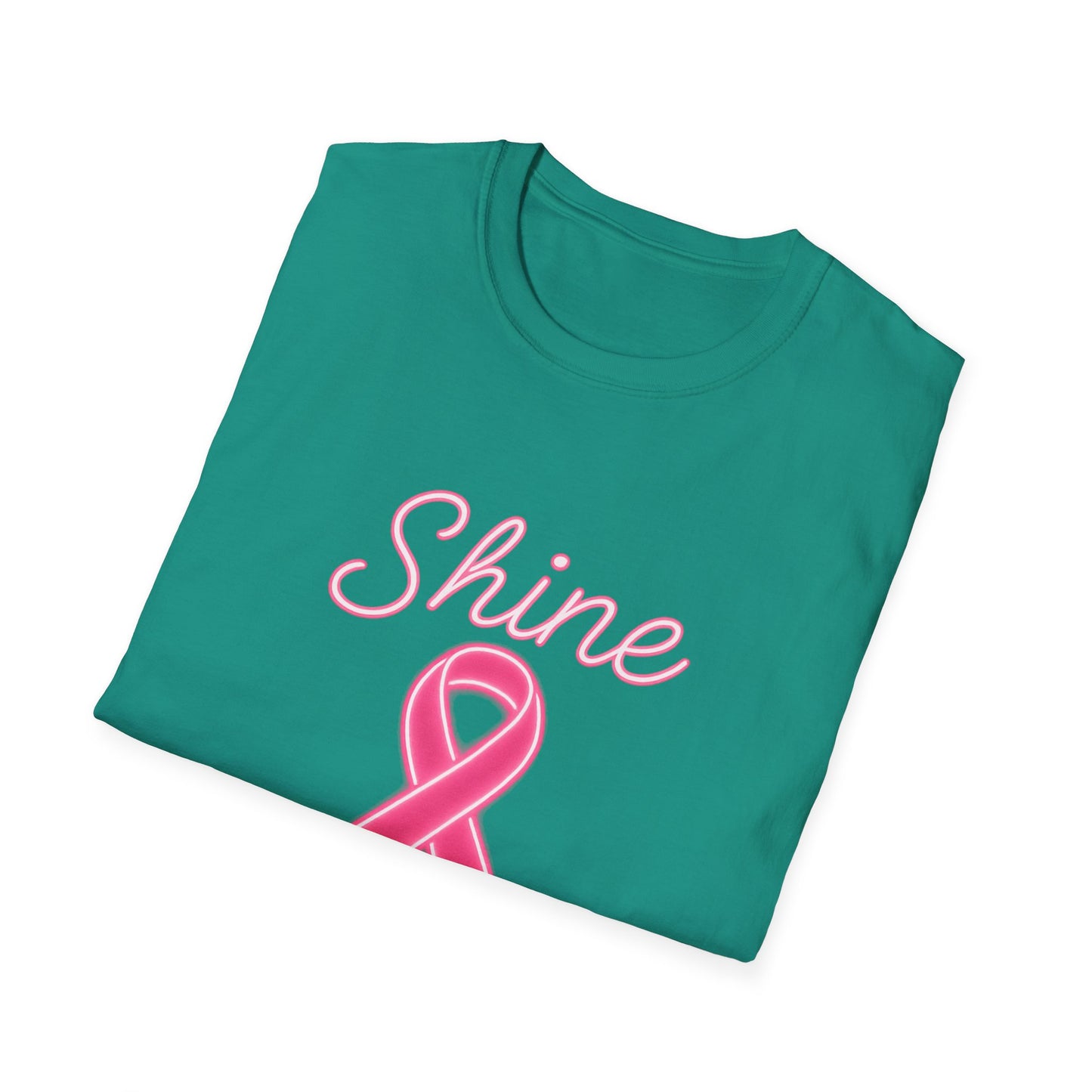 Shine for the Cure Shirt | Breast Cancer Awareness Pink Ribbon Tee | Support Hope Survivor Fighter T-Shirt October Month