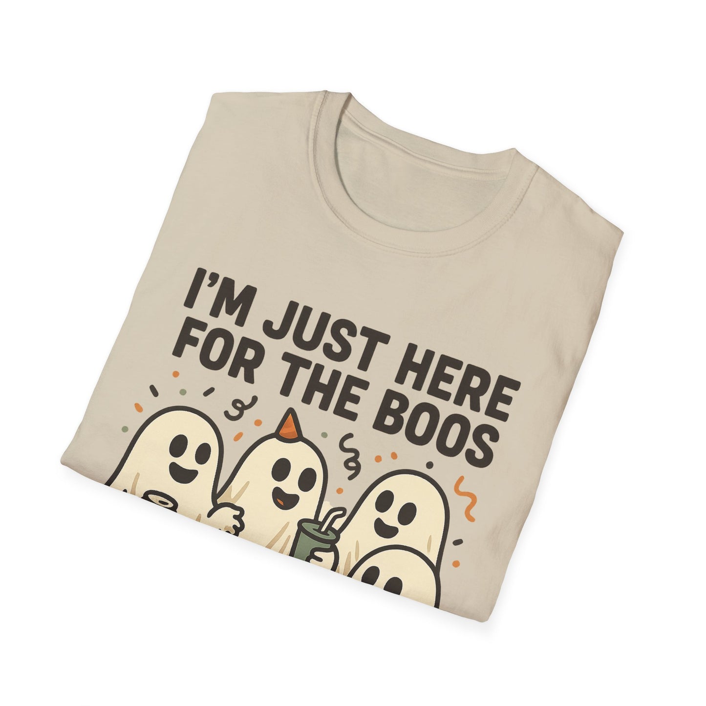 I’m Just Here for the Boos Shirt – Ghost Beer Halloween Party Tee