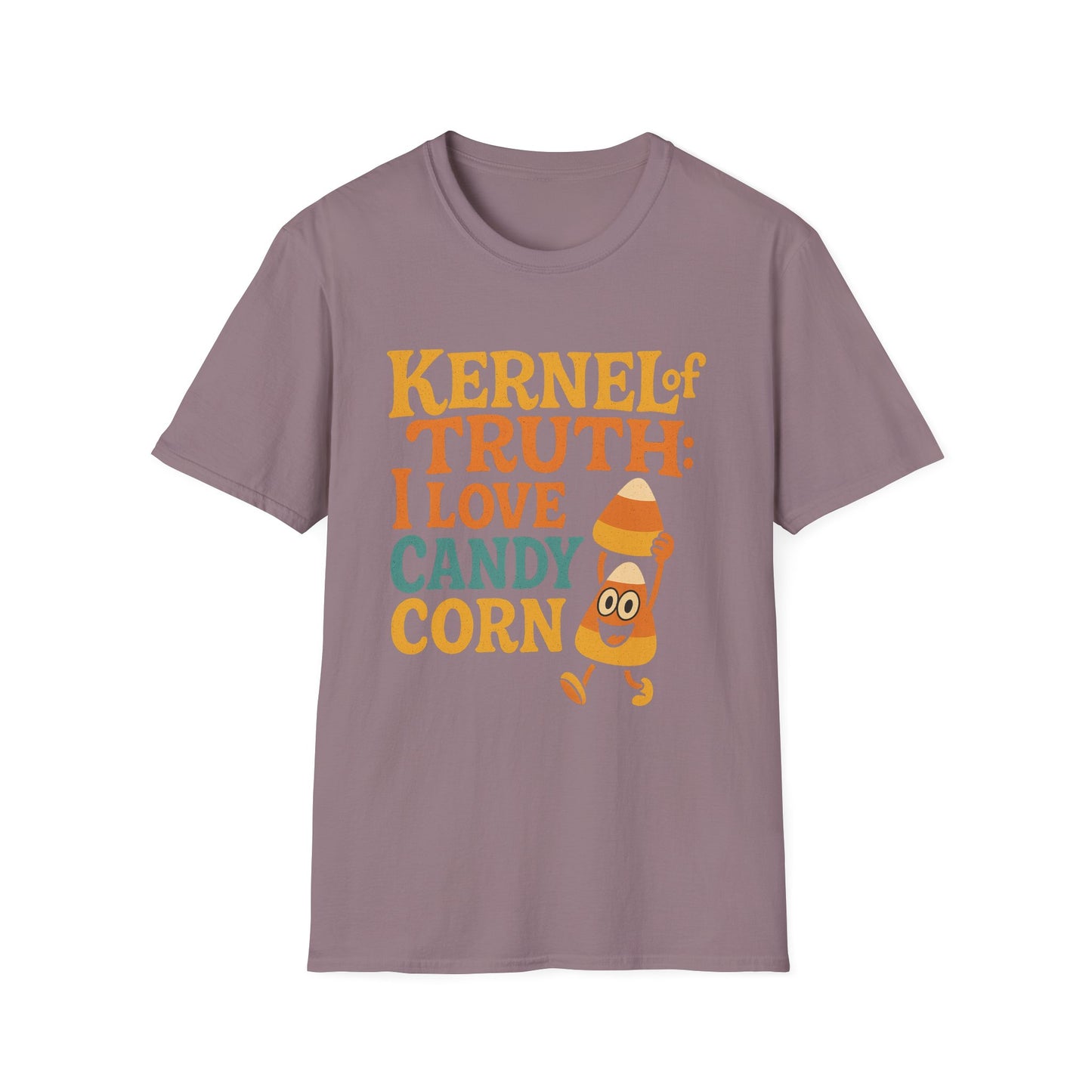 Kernel of Truth I Love Candy Corn Shirt – Cute Retro Halloween T-Shirt, Sweet Fall Graphic Tee