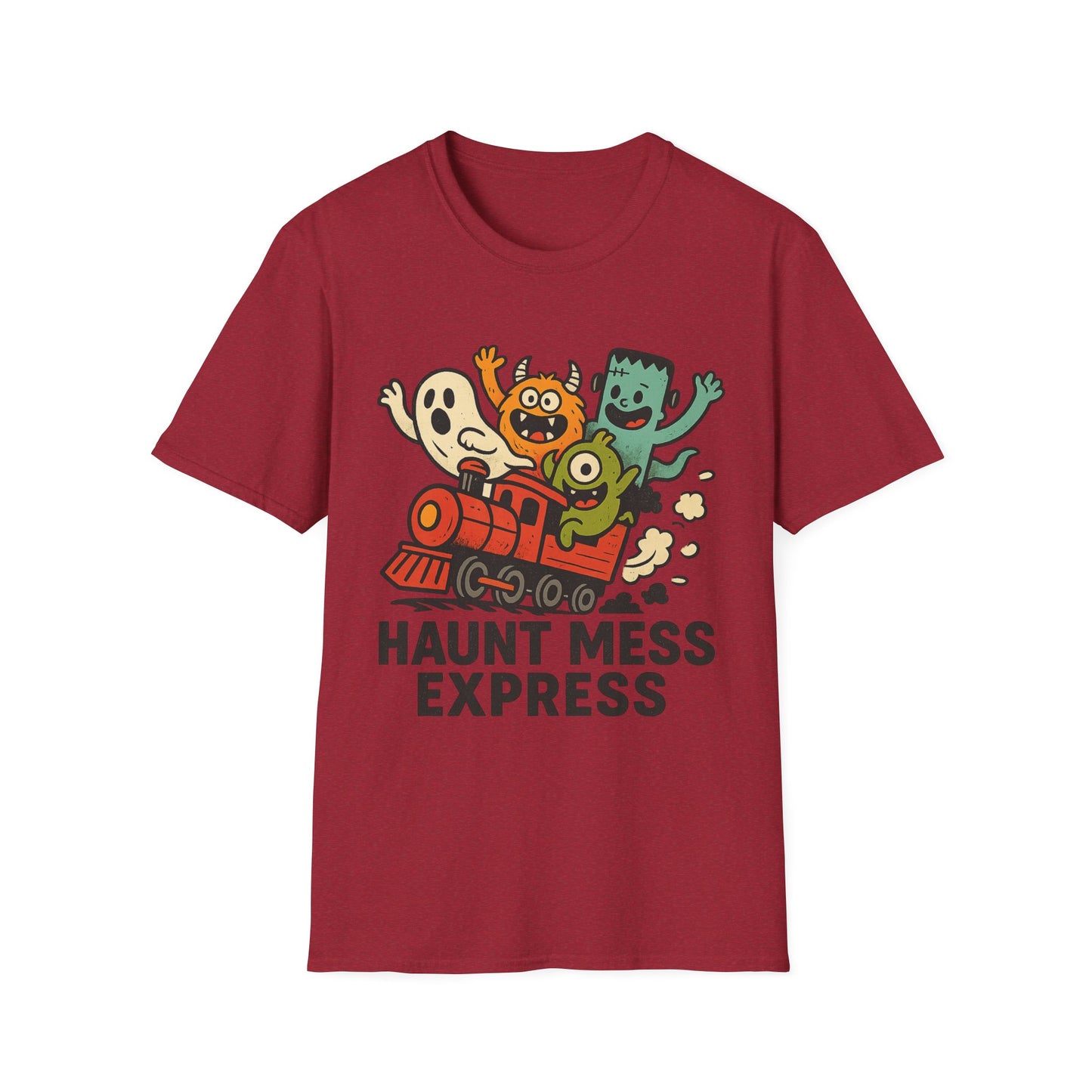 Haunt Mess Express Shirt – Funny Monster Train Halloween Tee