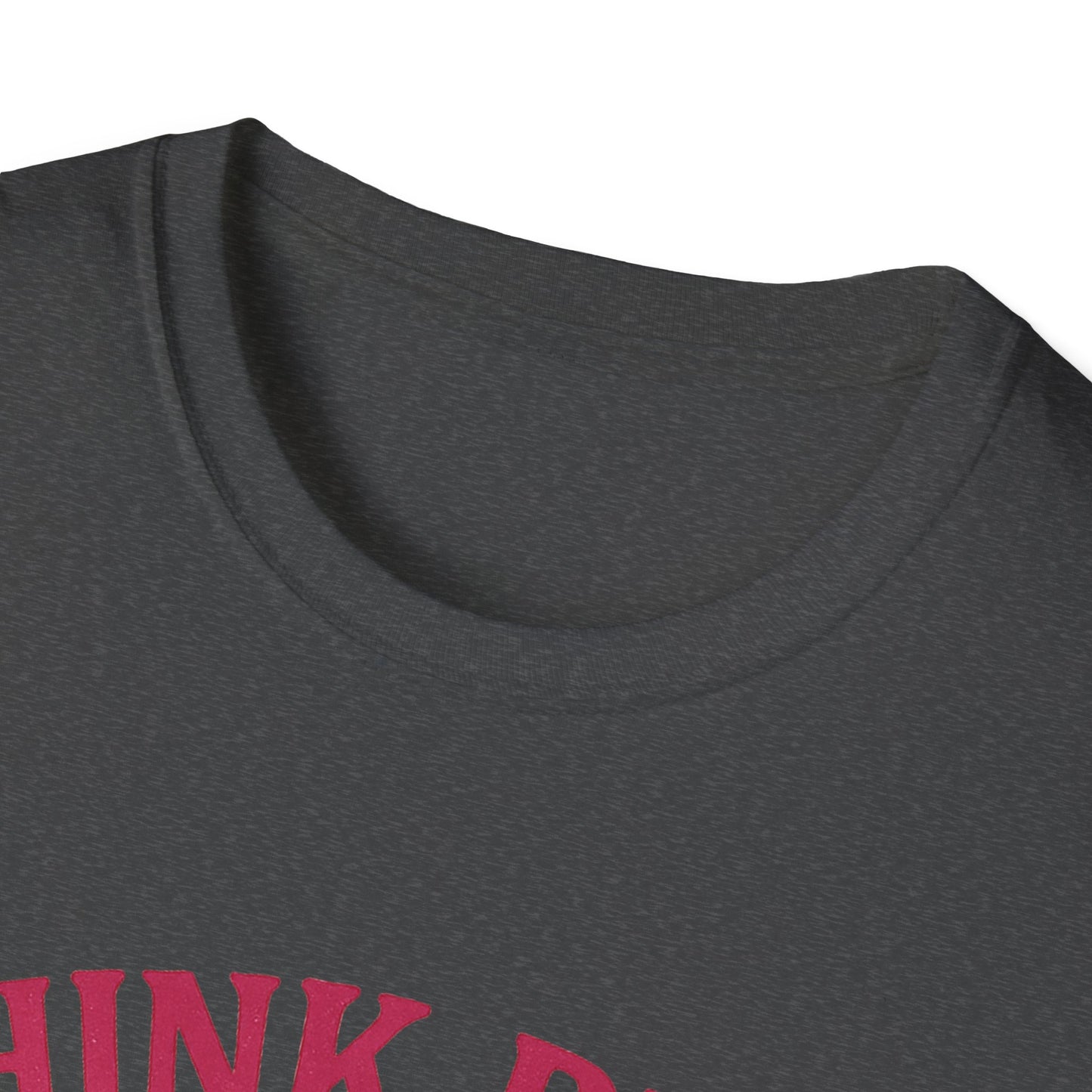 Think Pink Shirt Live Strong | Breast Cancer Awareness Ribbon Tee | Pink Support Hope Strength T-Shirt Women Men October