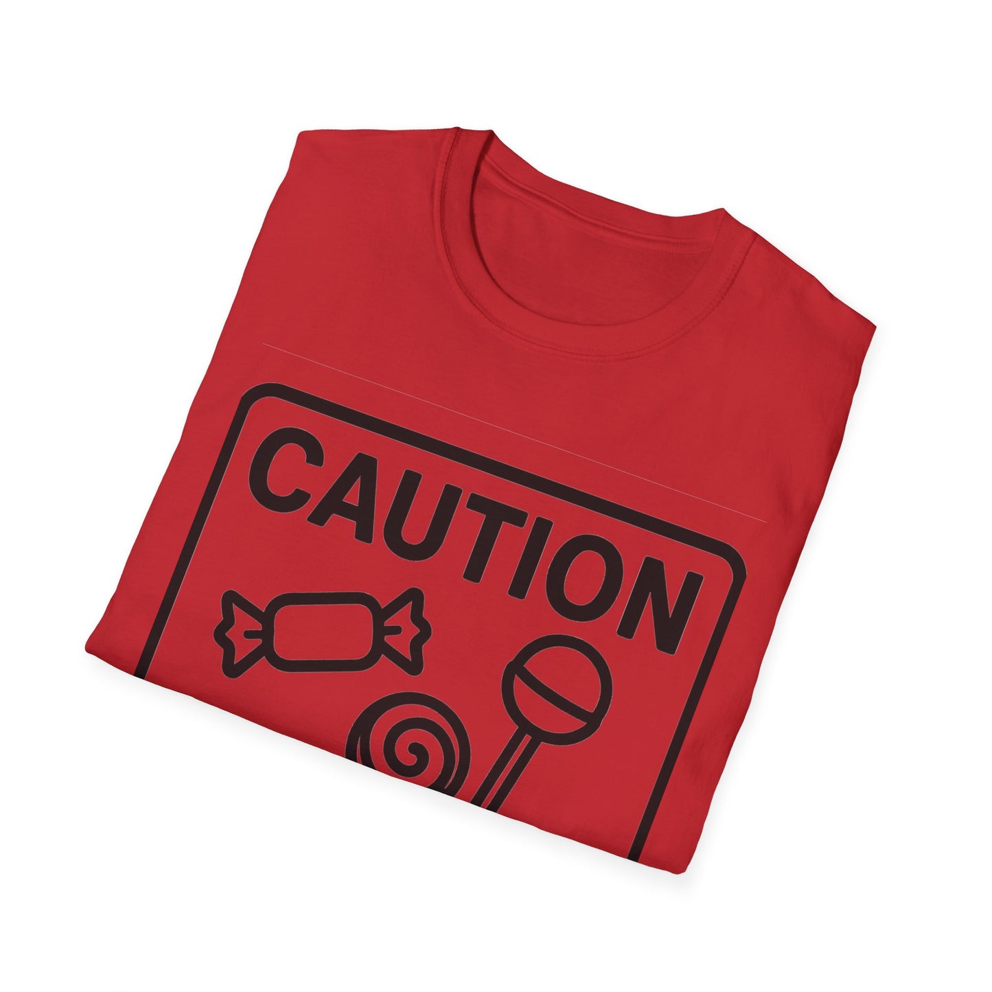 Caution May Contain Candy Shirt – Funny Trick or Treat Warning Tee