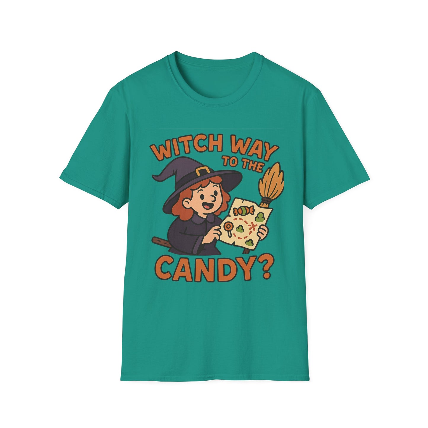 itch Way to the Candy Halloween Shirt – Funny Witch Trick or Treat Tee