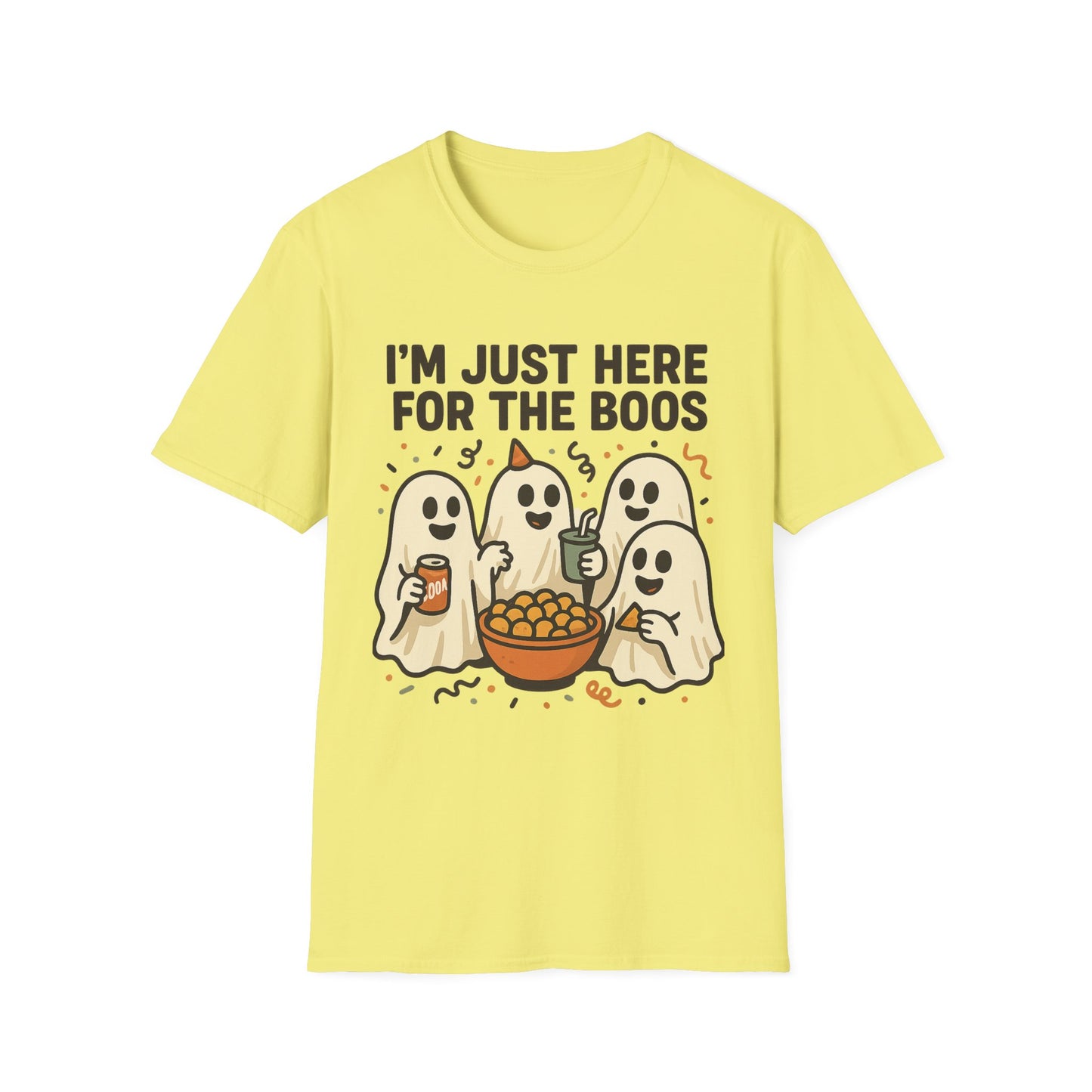 I’m Just Here for the Boos Shirt – Ghost Beer Halloween Party Tee