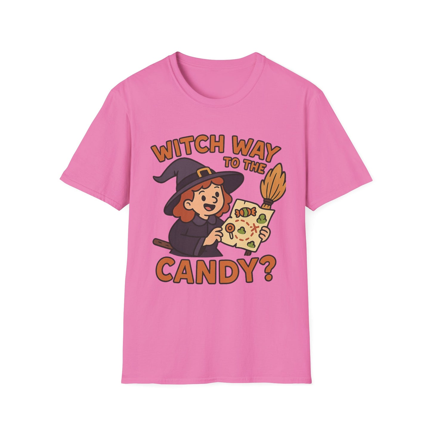 itch Way to the Candy Halloween Shirt – Funny Witch Trick or Treat Tee