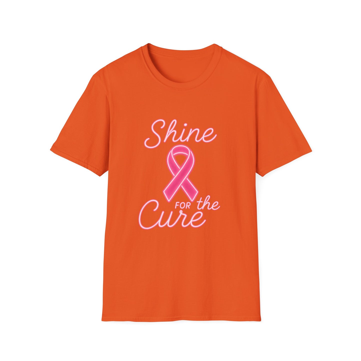 Shine for the Cure Shirt | Breast Cancer Awareness Pink Ribbon Tee | Support Hope Survivor Fighter T-Shirt October Month