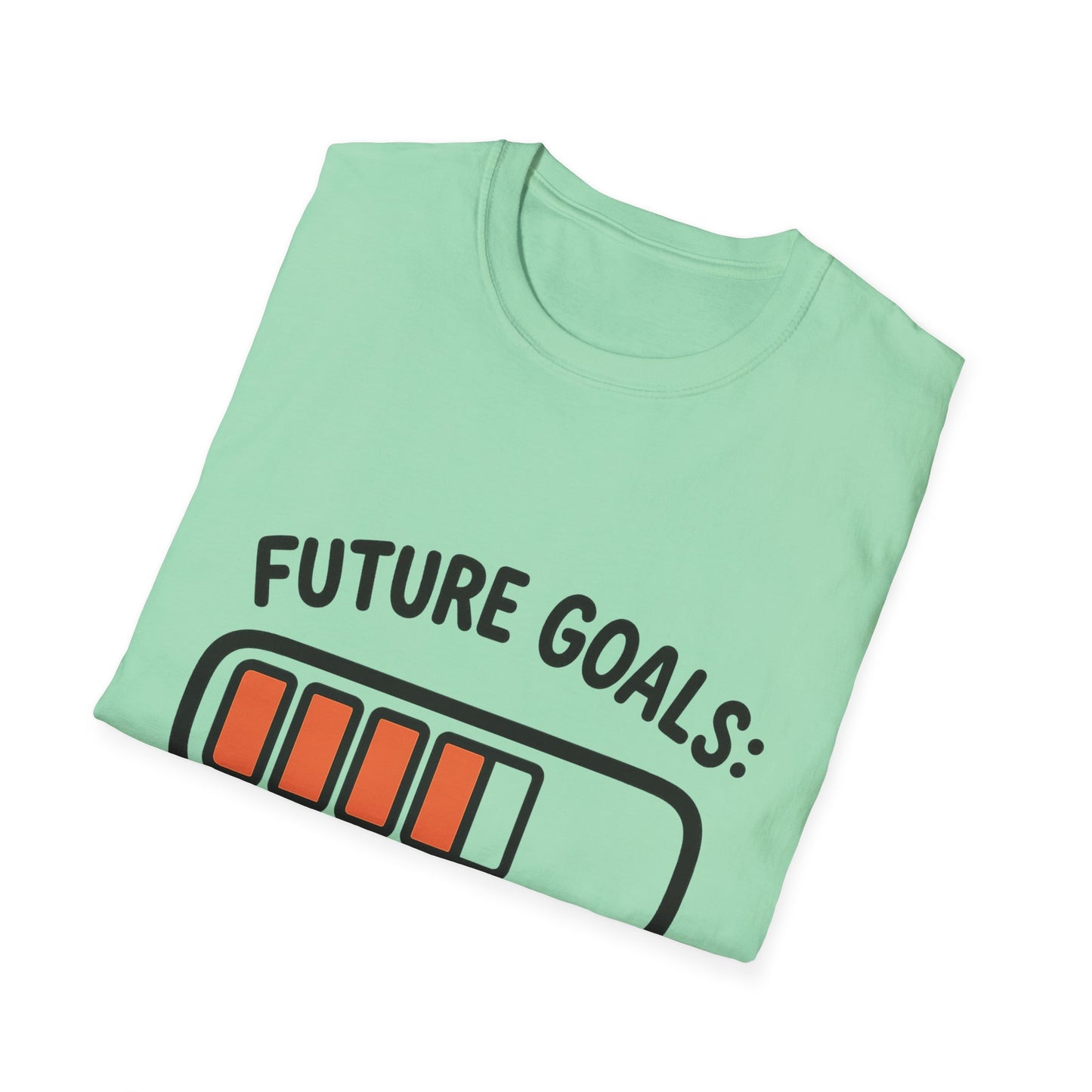 Future Goals In Progress T-Shirt – Playful Progress Bar Motivational Dreamer Tee