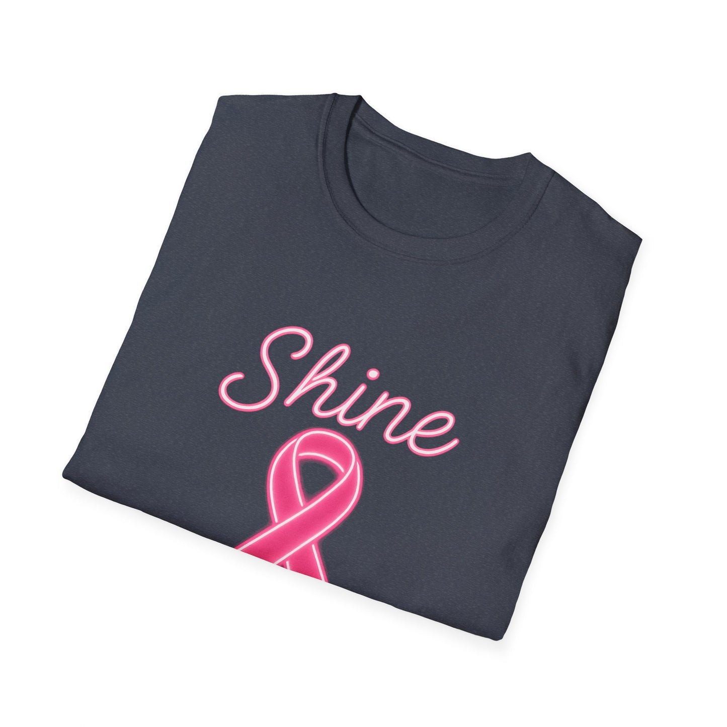Shine for the Cure Shirt | Breast Cancer Awareness Pink Ribbon Tee | Support Hope Survivor Fighter T-Shirt October Month